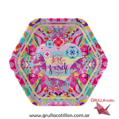 PLATO FLORES - CAR PINTOS x8