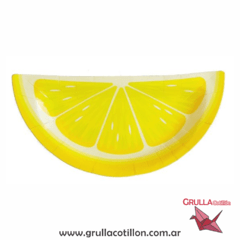PLATO FORMA LIMÓN x 6 unidades