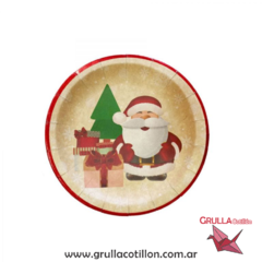 PLATO PAPA NOEL KRAFT x8