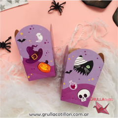 POCHOCLERA HALLOWEEN LILA x10