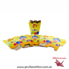 POCHOCLERA AMARILLAS PLIM PLIM x6