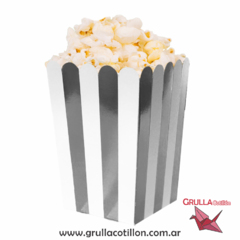 POCHOCLERA RAYAS PLATEADAS x8