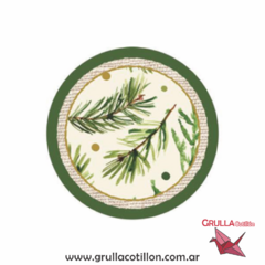 POSA VASOS NAVIDAD GREEN x12