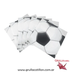 SERVILLETA PELOTA DE FUTBOL x 20 unidades