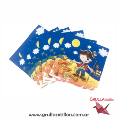 SERVILLETA PIRATAS x 20 unidades