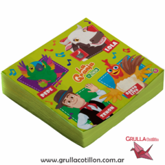 SERVILLETA ESTAMPADA GRANJA DE ZENON x20