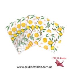 SERVILLETAS LIMON x20