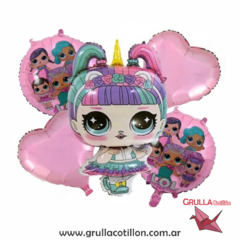 SET 5 GLOBOS LOL UNICORNIO