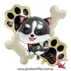 SET 5 GLOBOS PERRO en internet