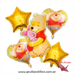 SET 5 GLOBOS WINNIE POOH