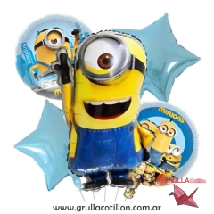 SET 5 GLOBOS MINIONS