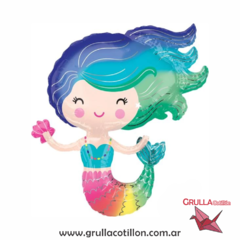 GLOBO MINI SIRENA 40 CM