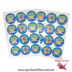 STICKERS BABY SHARK x24