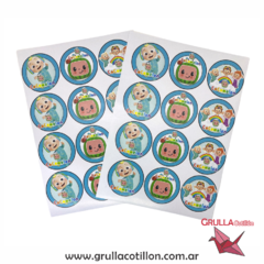 STICKERS COCOMELON x24