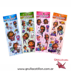 PLANCHITA DE STICKERS - CASA DE MUÑECAS DE GABBY