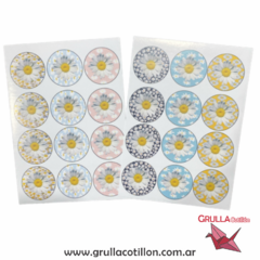 STICKERS MARGARITAS x24