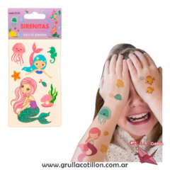 TATUAJE TEMPORAL - SIRENAS - comprar online