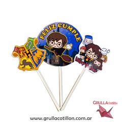 CAKE TOPPER x3 - HARRY POTTER