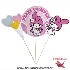 CAKE TOPPER x3 - MY MELODY - comprar online