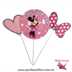 CAKE TOPPER x3 - MINNIE - comprar online
