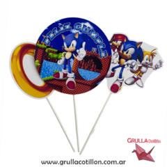 CAKE TOPPER x3 - SONIC - comprar online