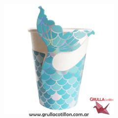VASO SIRENA x 6 unidades