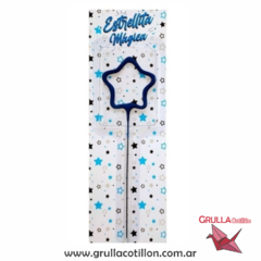 VELA CHISPITAS ESTRELLA AZUL - comprar online