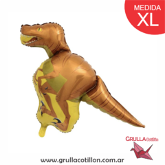 GLOBO SUPER DINO VELOCIRAPTOR MARRON 90 cm