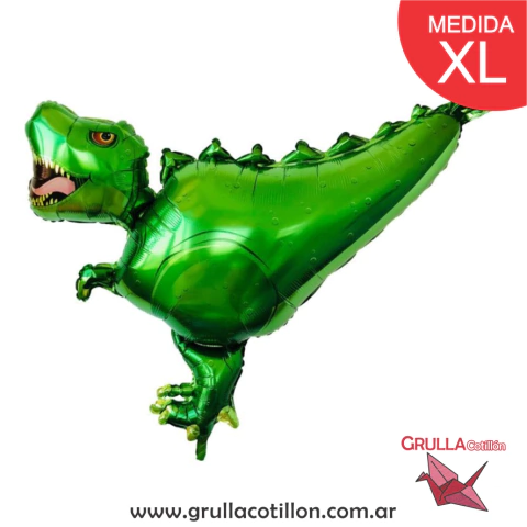 GLOBO SUPER DINO VELOCIRAPTOR VERDE 90 cm