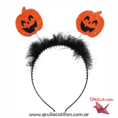 VINCHA HALLOWEEN RESORTE CALABAZA