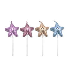 SET VELA ESTRELLA DE MAR x4 - comprar online
