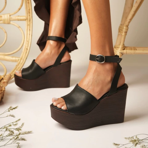 Sandalia ZARA Cuero - comprar online