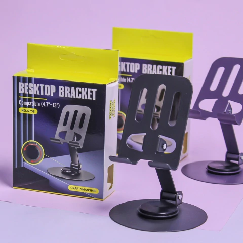 Soporte de escritorio aluminio 360- compatible pantallas 4.7´ a 13´