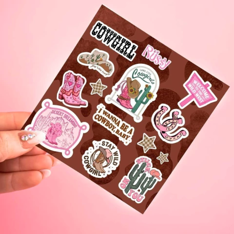 Stickers Cowboy girl