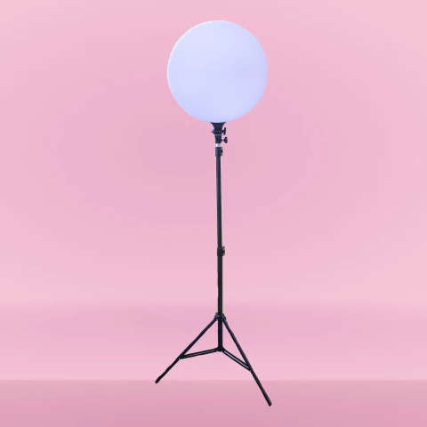 Aro/ Panel De Luz Profesional 22' 56 cm 3 Soportes + Control + Estuche Negro Blanco Neutro Frio Cálido