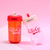 Vaso plástico con sorbete insripción Coca Cola - tienda online