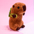 Imagen de Peluche Capibara con Mochila de Tortuga 26 cm
