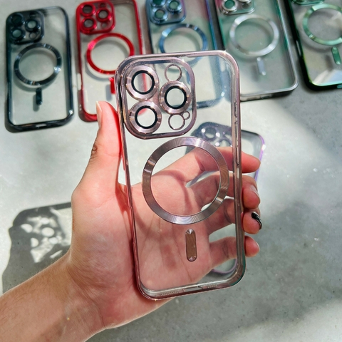 Funda MagSafe Metalizada C/ Protección en la cámara
