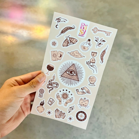 Plancha de Stickers Energy