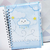 Caderneta de Saúde Vacina Vacinação Chuva de Amor Menino - A5 (15x21cm) - Ref.: LC - Vida Mais Feliz Atelier - Agendas, Planners, Cadernos, Cadernetas de Vacina