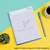 Caderno com folhas personalizadas com logo - A5 (15x21cm) - loja online