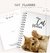 Caderneta de saúde do Pet Cat Planner - A5 (15x21cm) - Ref.: YP
