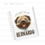 Caderneta de Saúde Vacina Vacinação Cachorrinho Pug Menino - A5 (15x21cm) - Ref.: PA
