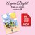 Arquivo Digital Caderneta Saúde Vacina Adaptada Menina 2019 (12ª edição) - Vida Mais Feliz Atelier - Agendas, Planners, Cadernos, Cadernetas de Vacina