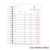 Agenda Agendamentos 2025 1 dia por página Cores - Datada - A5 (15x21cm) - Ref.: ML