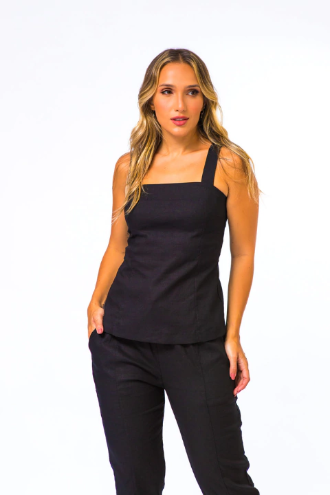 Top Comprido Elástico