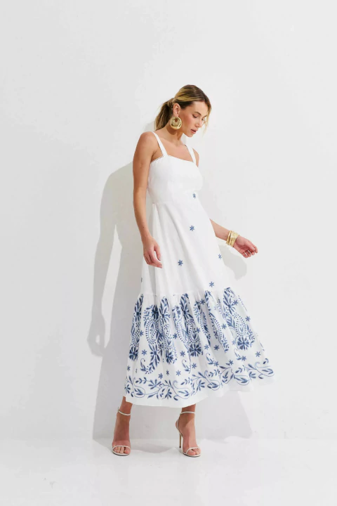 Vestido Bordado Ohana - comprar online