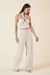 Cropped Linho Risca de Giz - comprar online