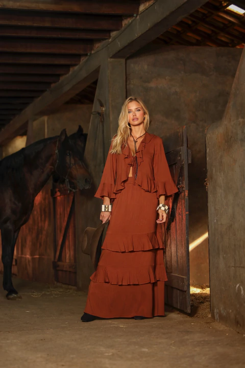 Saia Babados - comprar online