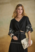 Blusa Bordada P&B Laço - comprar online